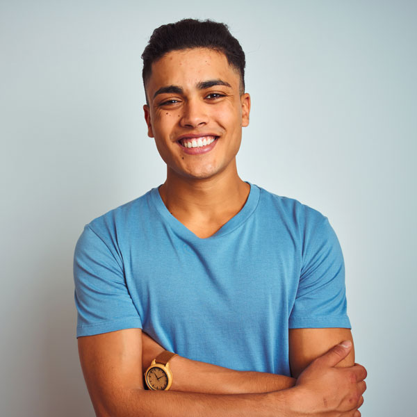 smiling young man